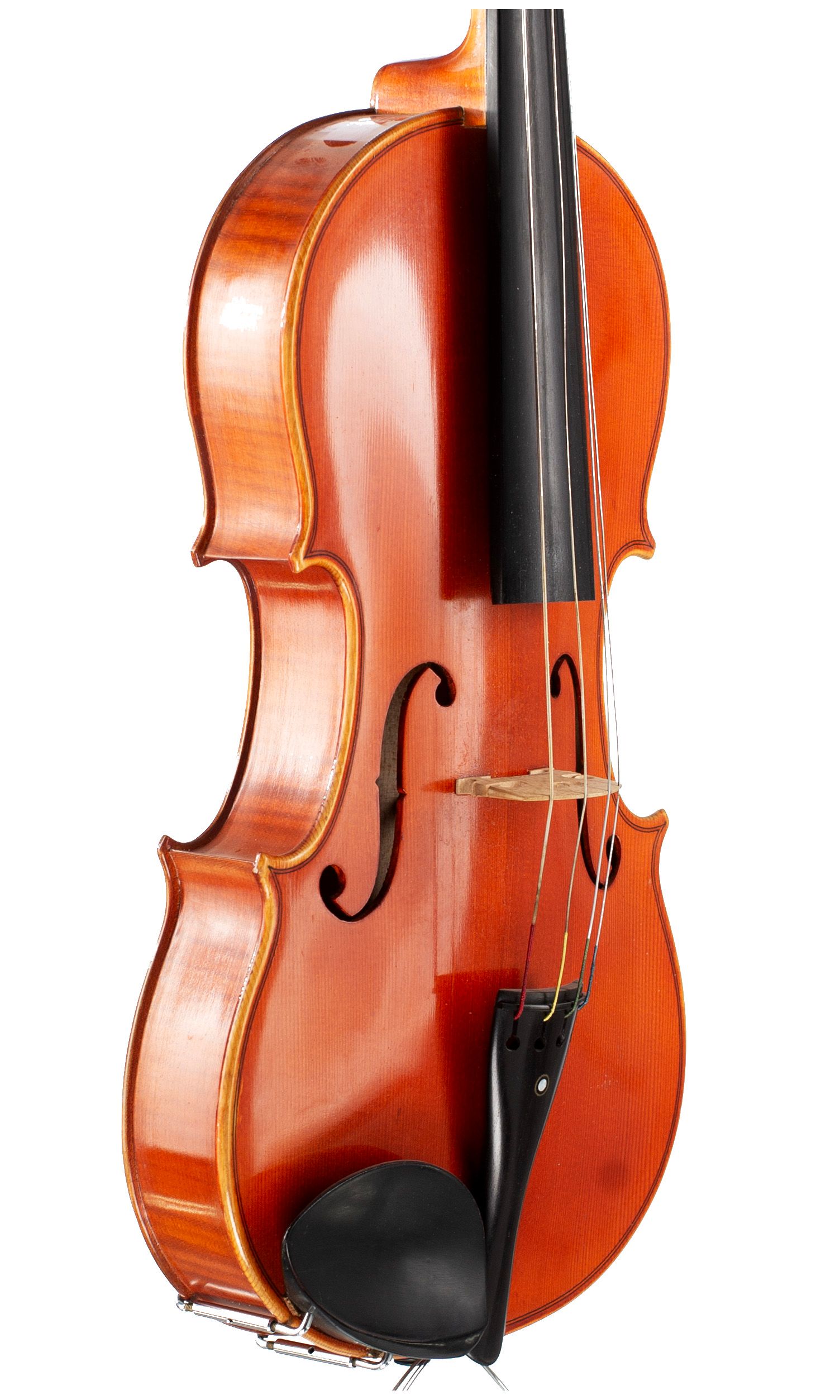 Viola, Workshop of Franz Sandner, Germany, 1986 — angled view, 50°