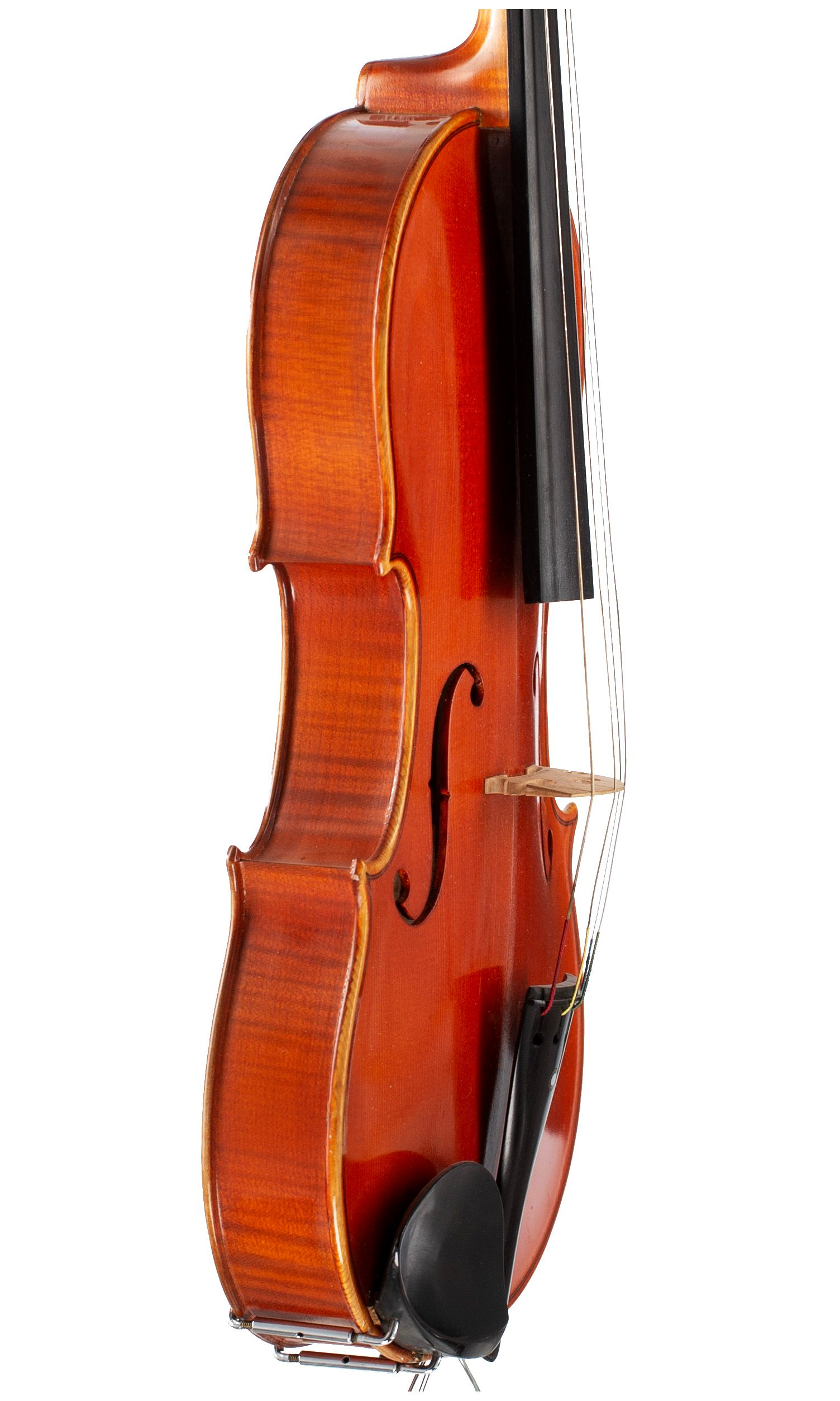 Viola, Workshop of Franz Sandner, Germany, 1986 — angled view, 70°