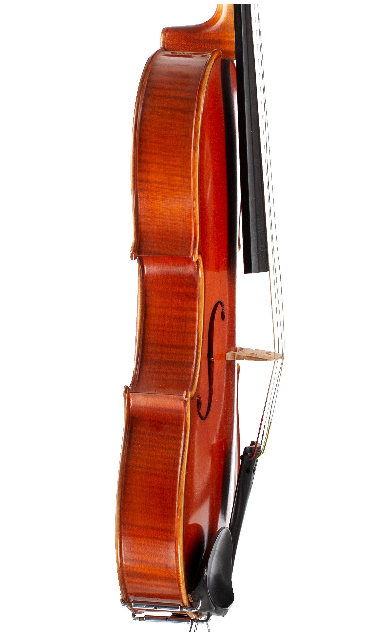 Viola, Workshop of Franz Sandner, Germany, 1986 — angled view, 80°