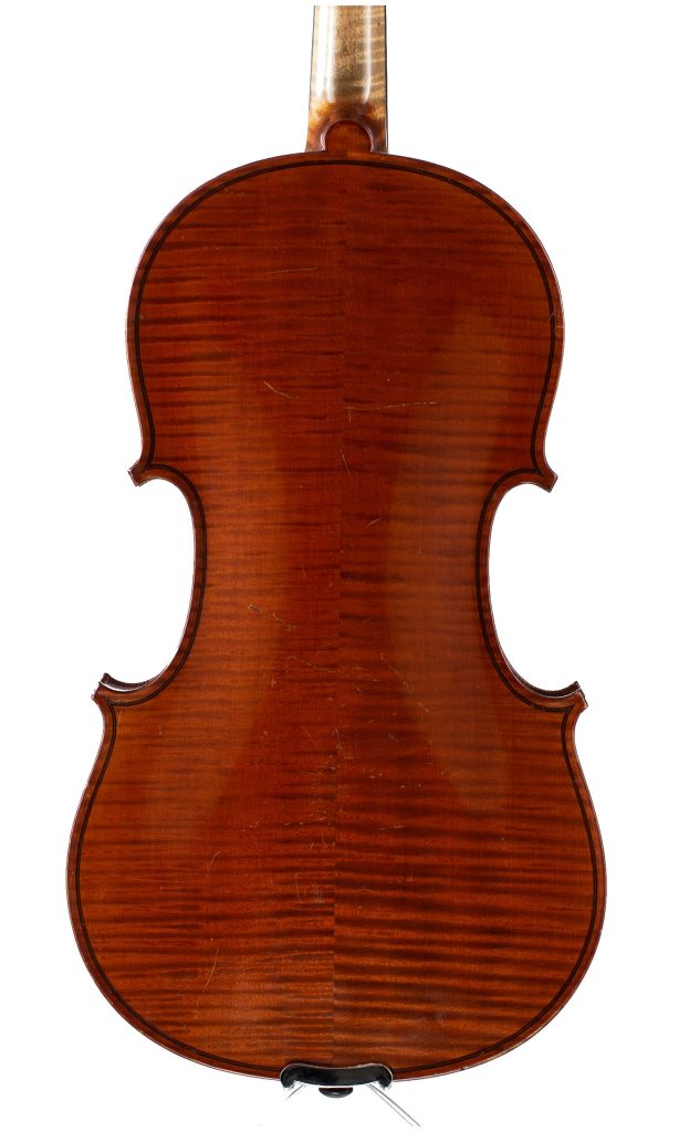 Violin, Workshop of Jérôme Thibouville-Lamy, Mirecourt, circa 1900 — back