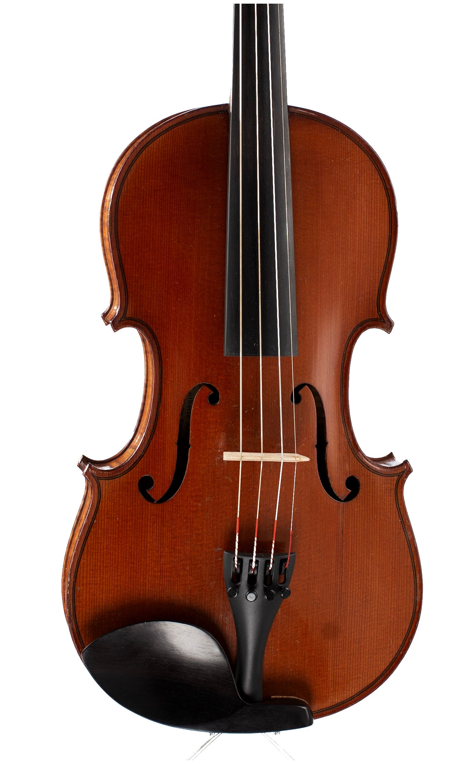 Violin, Workshop of Jérôme Thibouville-Lamy, Mirecourt, circa 1900 — angled view, 10°