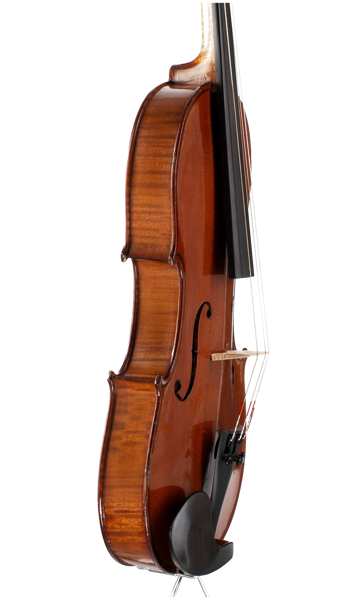 Violin, Workshop of Jérôme Thibouville-Lamy, Mirecourt, circa 1900 — angled view, 70°