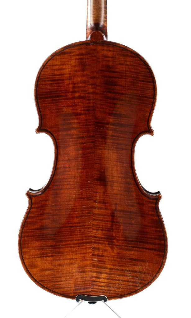 Violin, Workshop of Jérôme Thibouville-Lamy, Mirecourt, circa 1890 — back