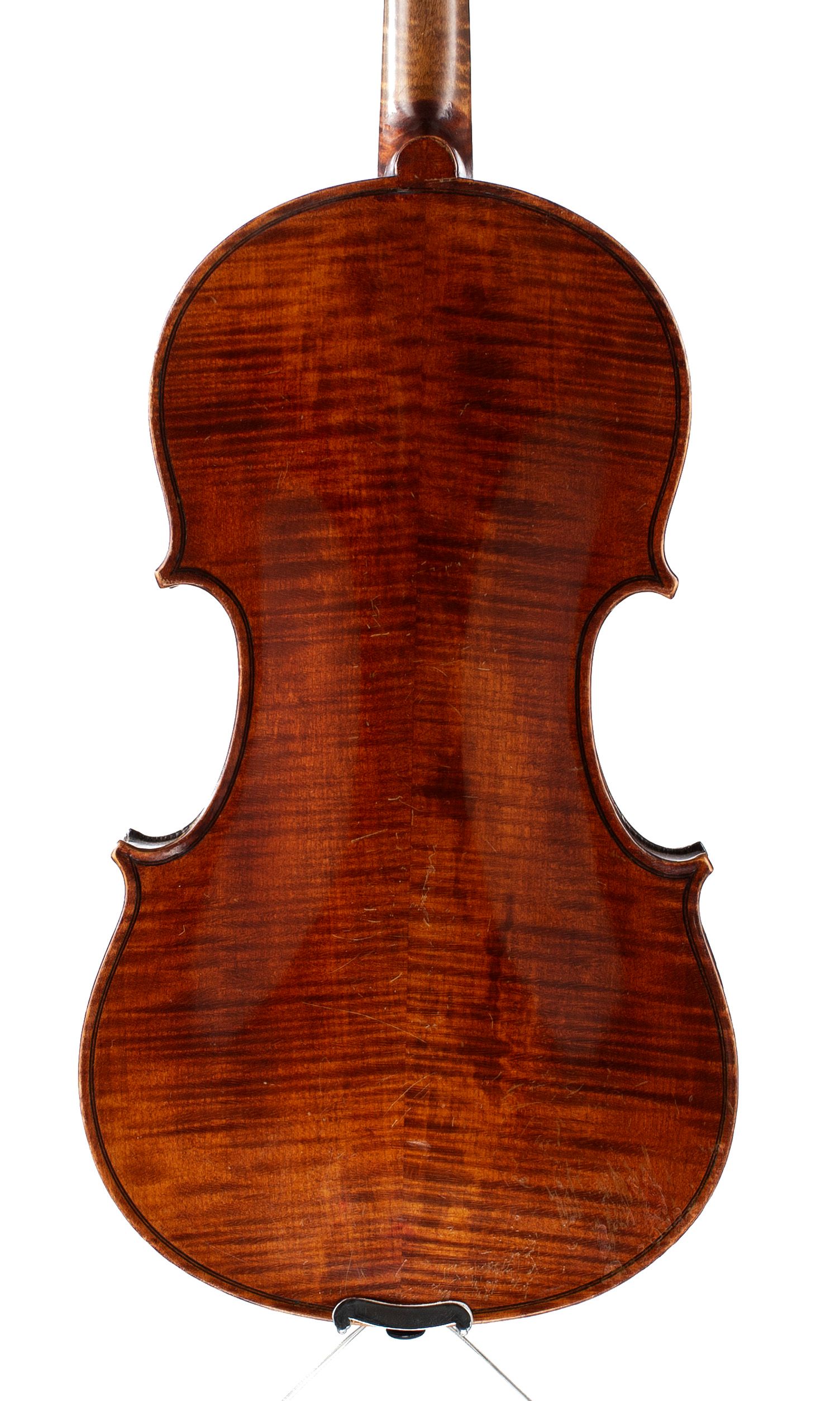 Violin, Workshop of Jérôme Thibouville-Lamy, Mirecourt, circa 1890 — back