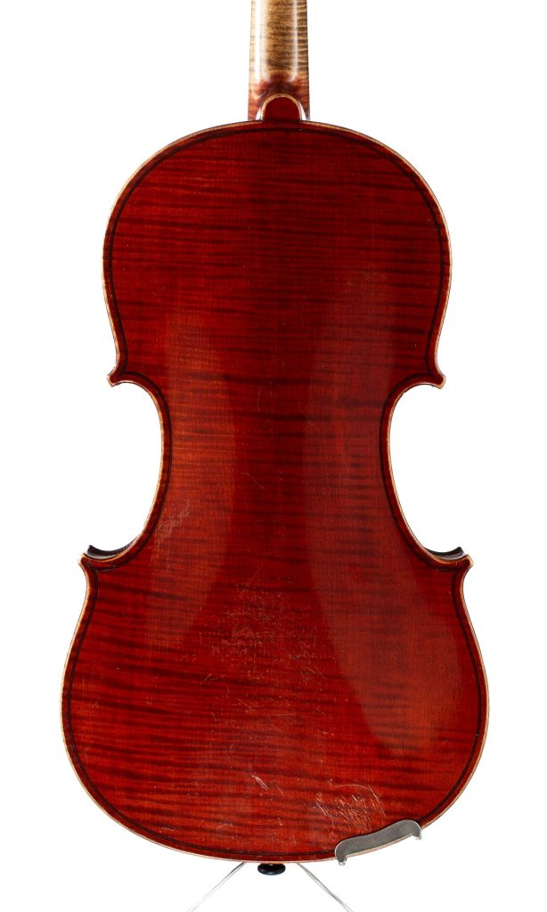 Violin, Workshop of Jérôme Thibouville-Lamy, Mirecourt, circa 1900 — back