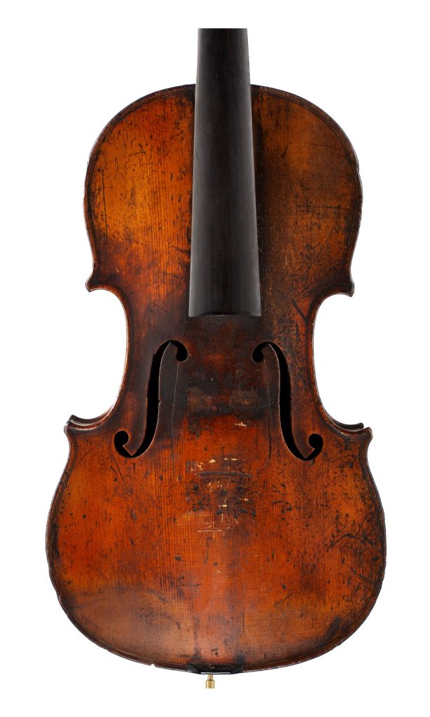 Violin, Workshop of Grandjon, Mirecourt, circa 1860 — front