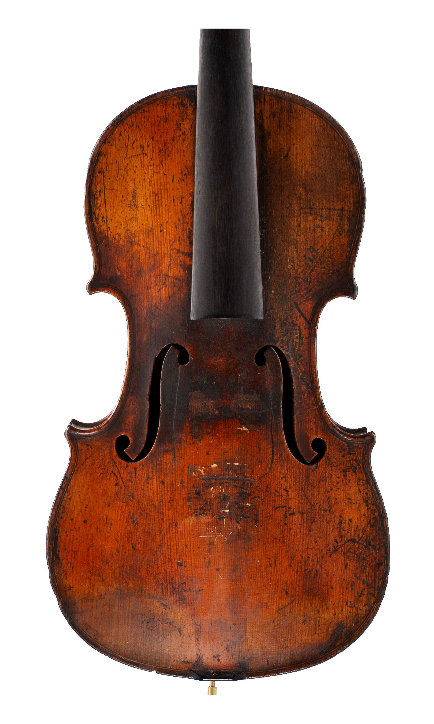Violin, Workshop of Grandjon, Mirecourt, circa 1860 — front