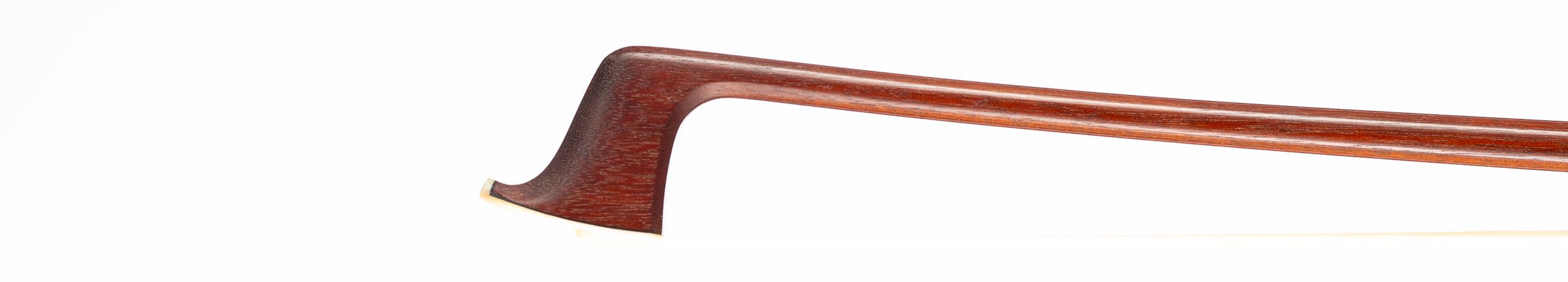 A gold and horn-mounted violin bow by Howard Green, Fife, circa 2010 — head