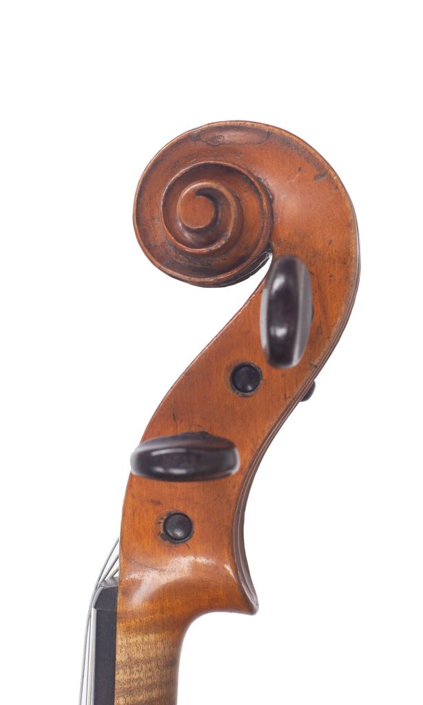 Violin by Thomas Kennedy, London, circa 1820 — scroll