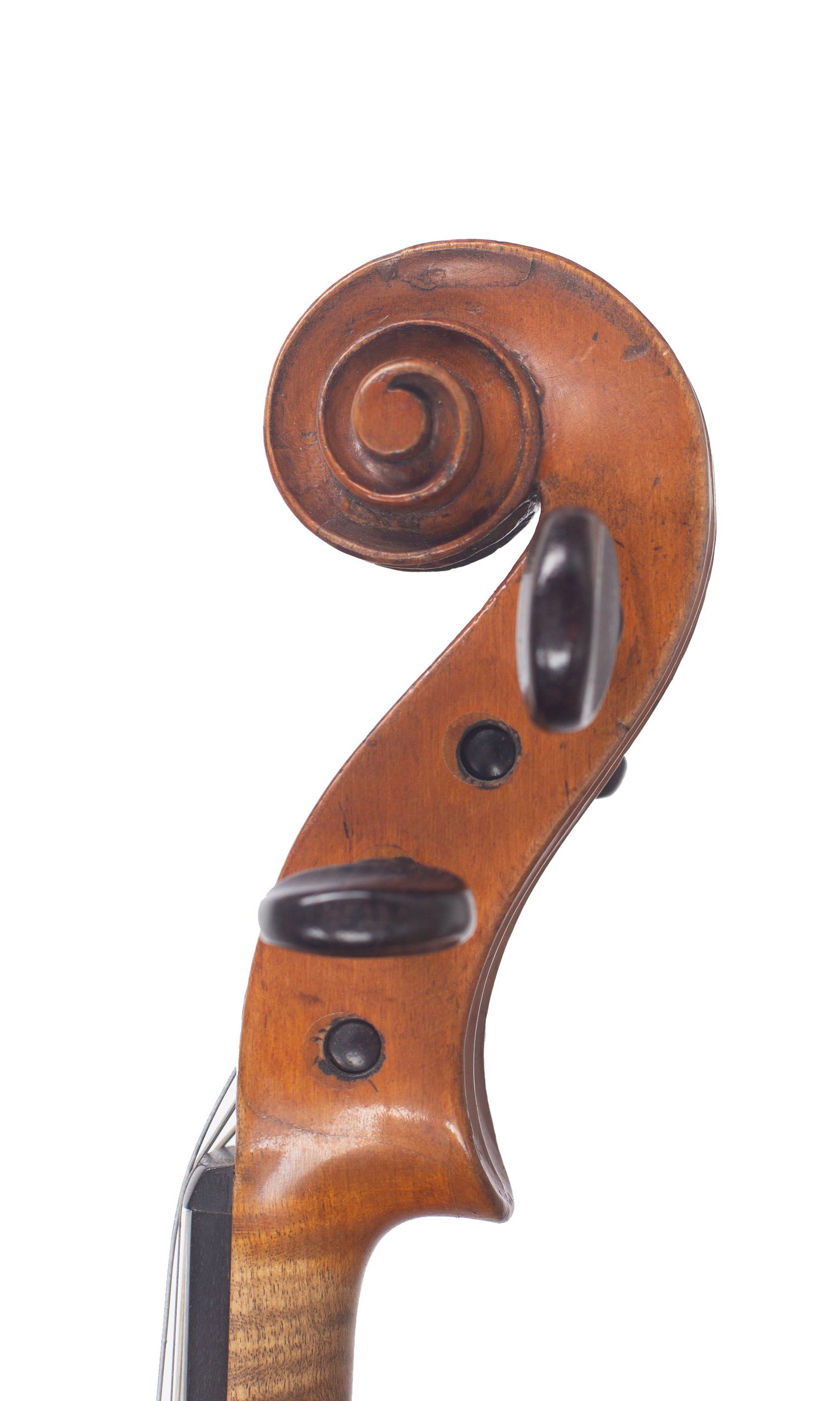 Violin by Thomas Kennedy, London, circa 1820 — scroll