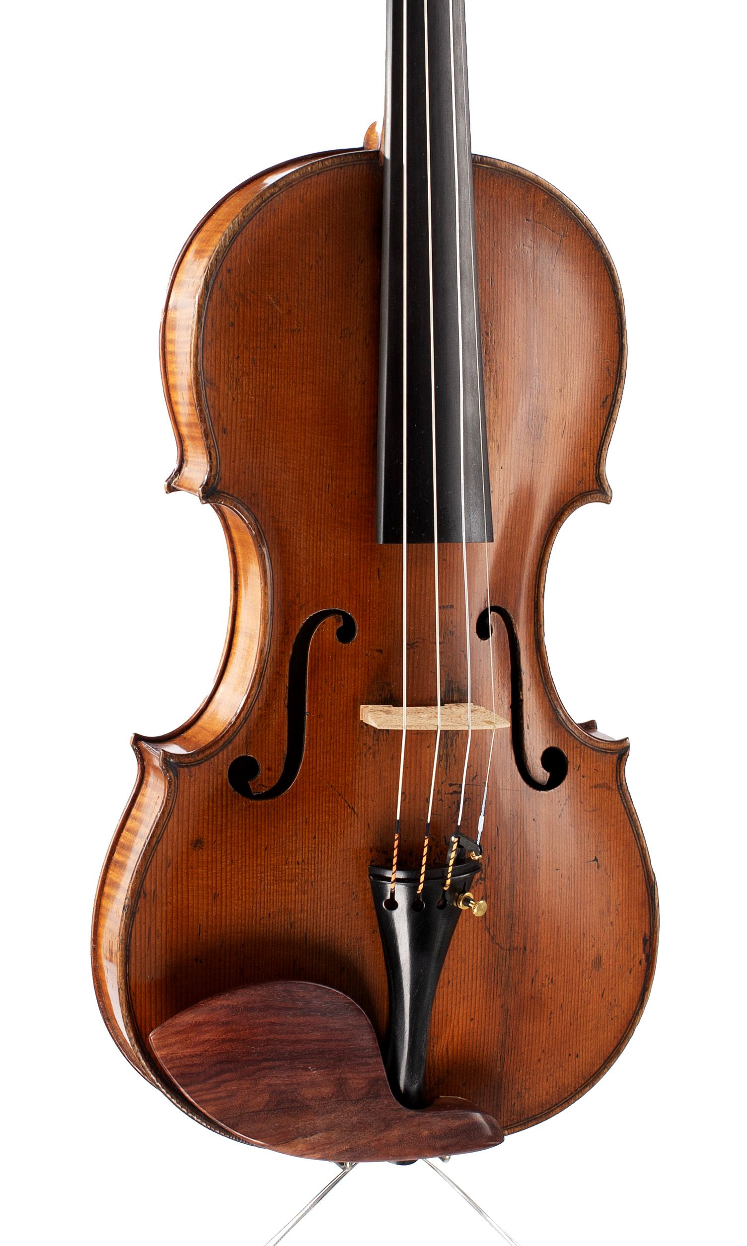 Violin by Thomas Kennedy, London, circa 1820 — angled view, 20°