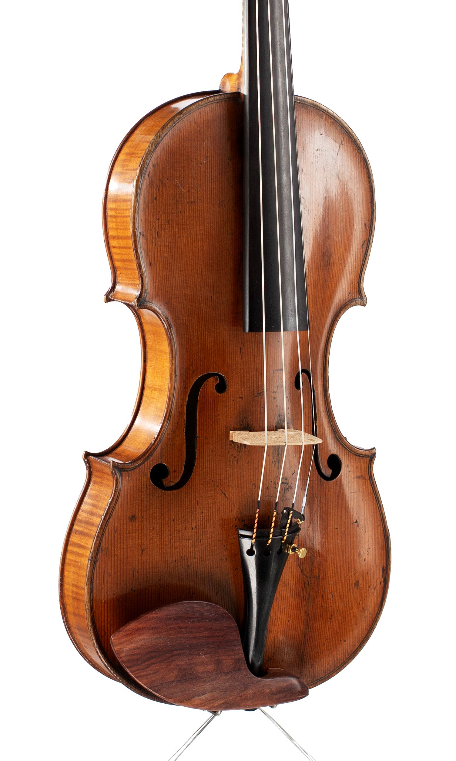 Violin by Thomas Kennedy, London, circa 1820 — angled view, 30°