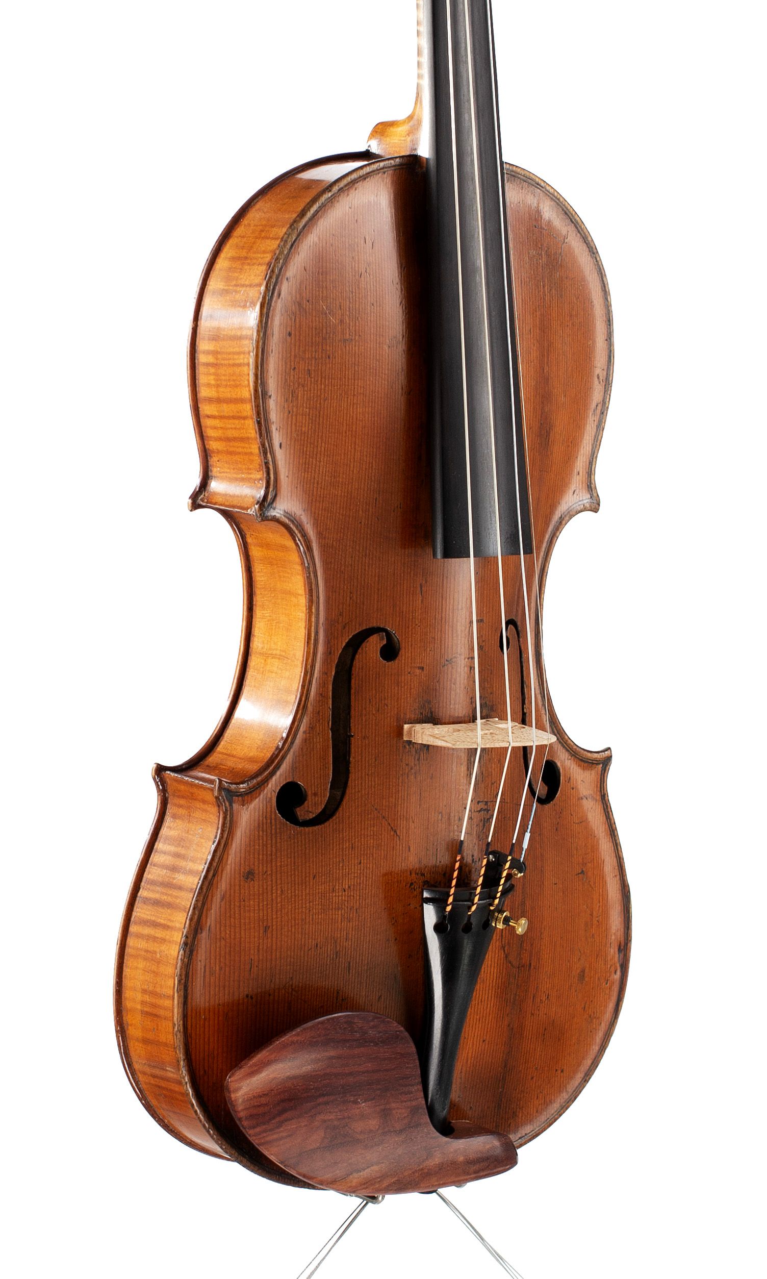 Violin by Thomas Kennedy, London, circa 1820 — angled view, 40°