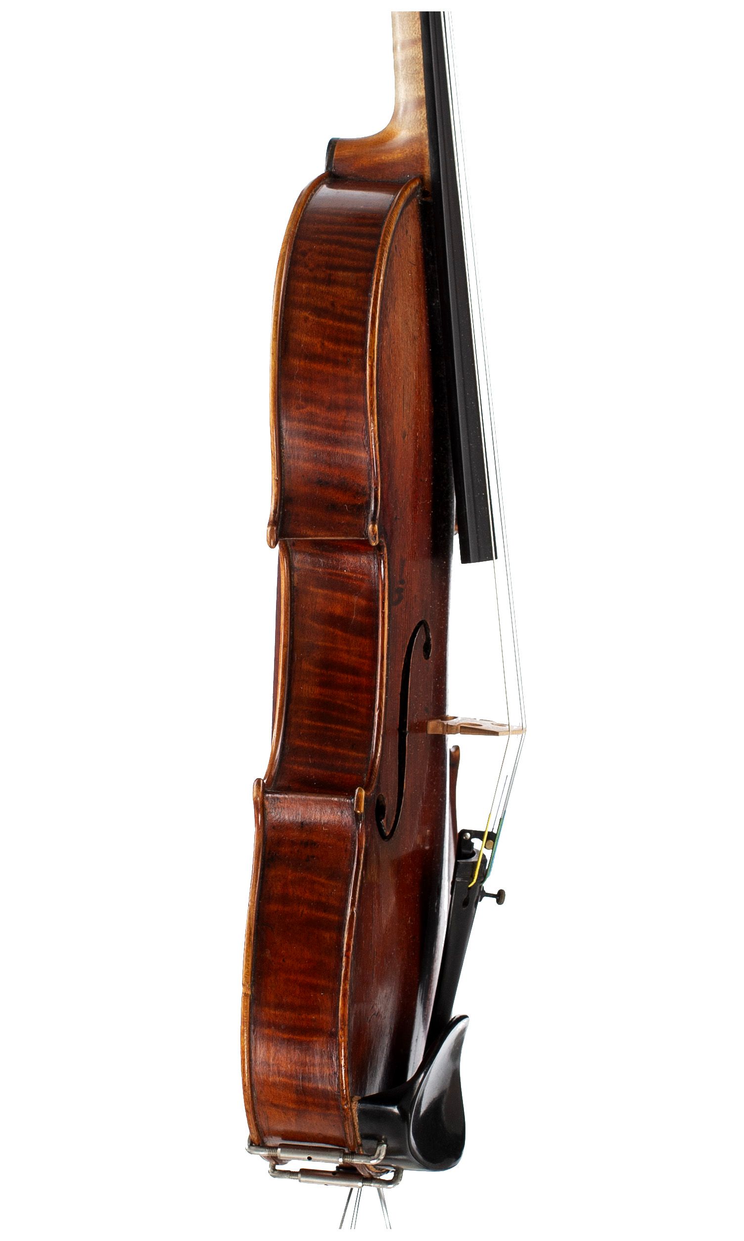 Violin by George Craske, Stockport, circa 1880 — angled view, 80°