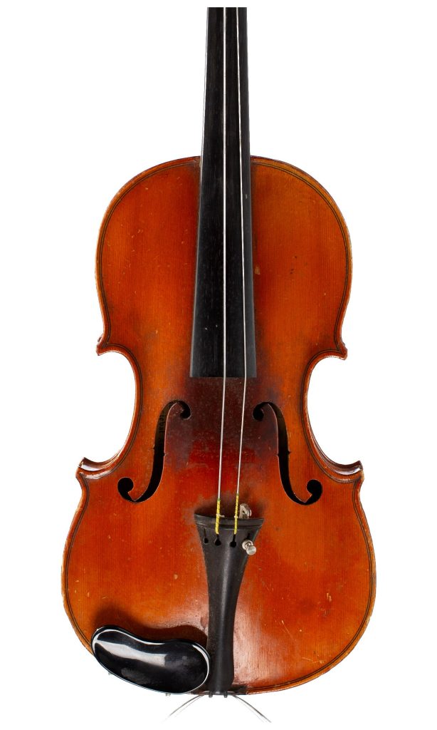 Three-quarter sized violin, Workshop of Jérôme Thibouville-Lamy, Mirecourt, circa 1900 — front