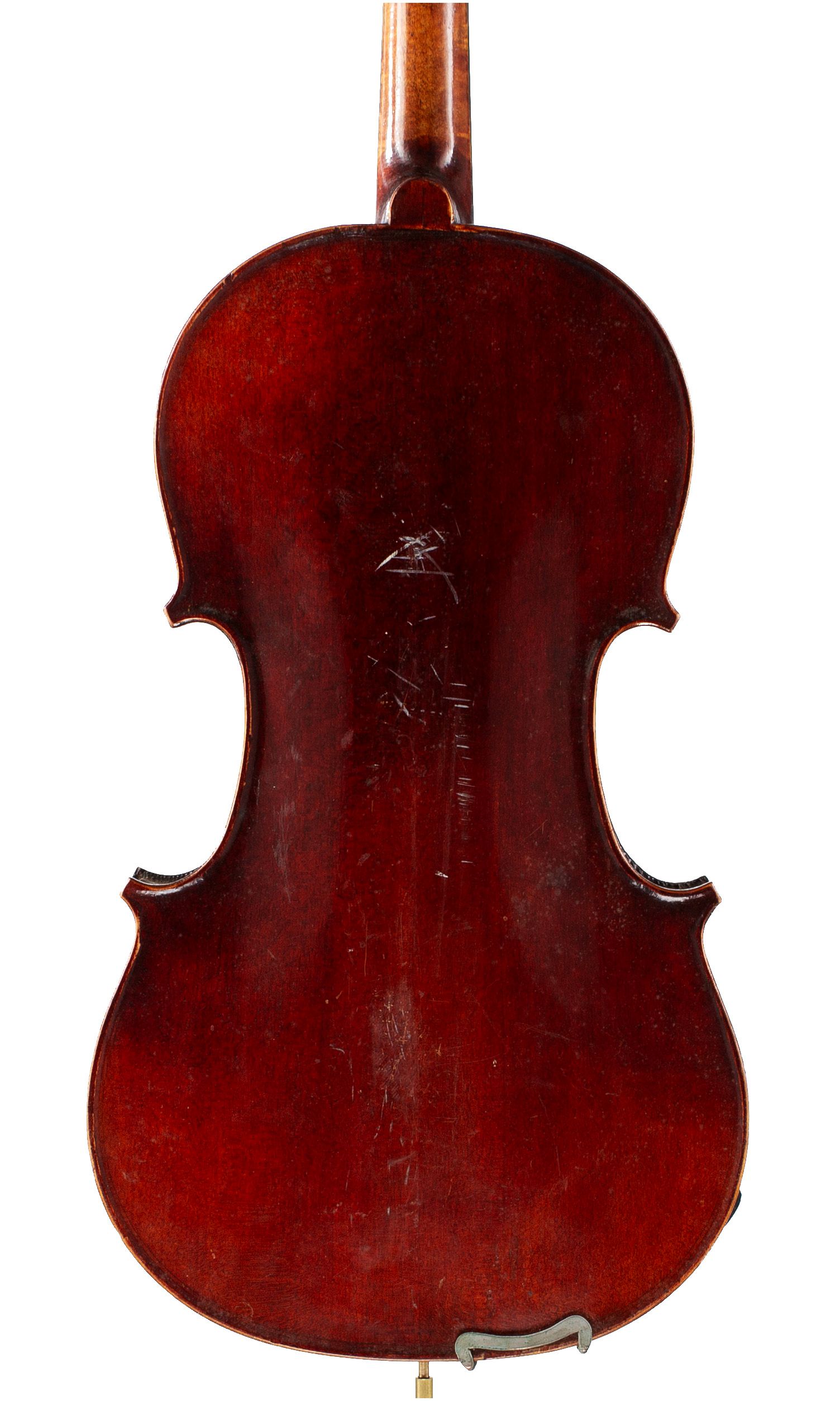 Violin, Workshop of Jérôme Thibouville-Lamy, Mirecourt, circa 1900 — back