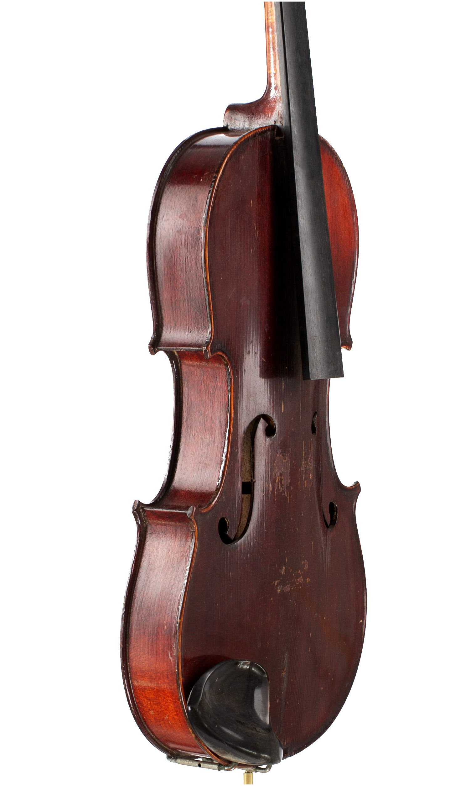 Violin, Workshop of Jérôme Thibouville-Lamy, Mirecourt, circa 1900 — angled view, 60°
