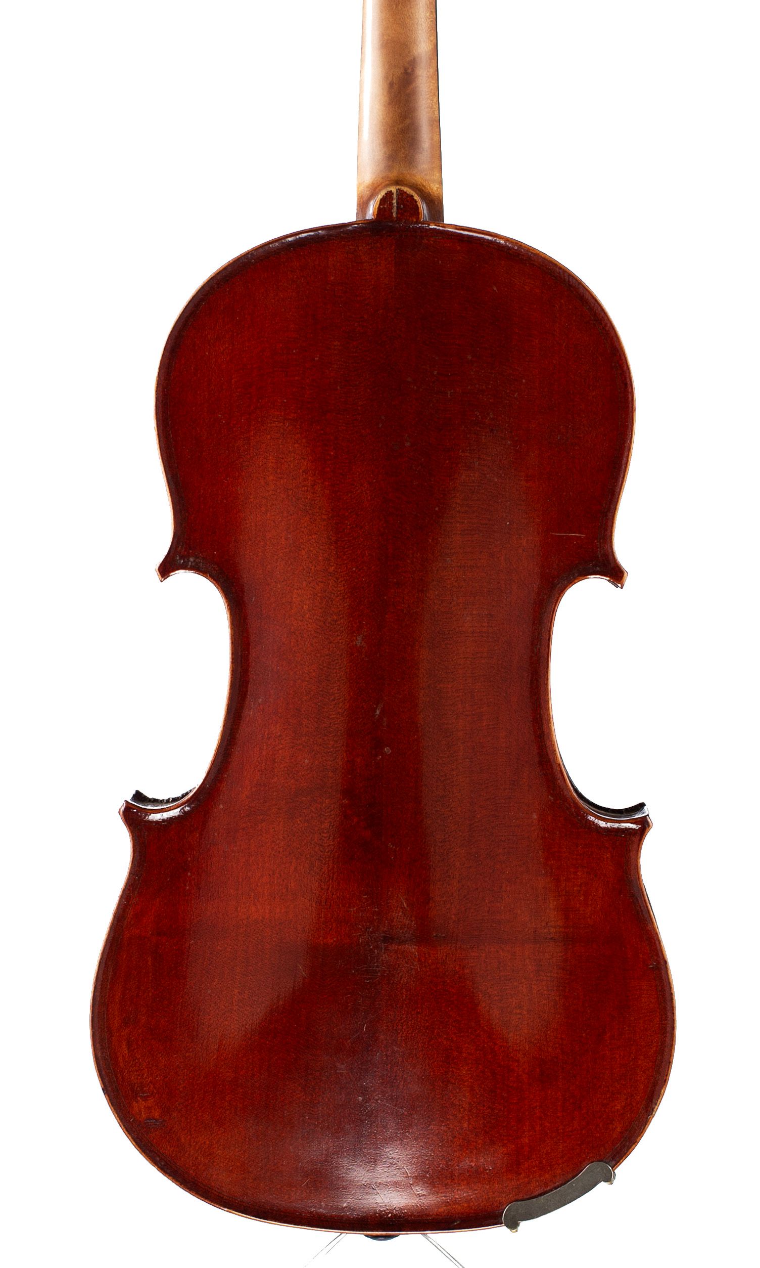 Violin, Workshop of Jérôme Thibouville-Lamy, Mirecourt, circa 1900 — back