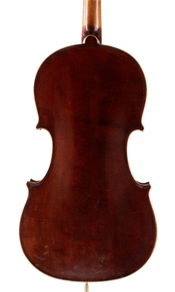 Violin, Workshop of Jérôme Thibouville-Lamy, Mirecourt, circa 1890 — back