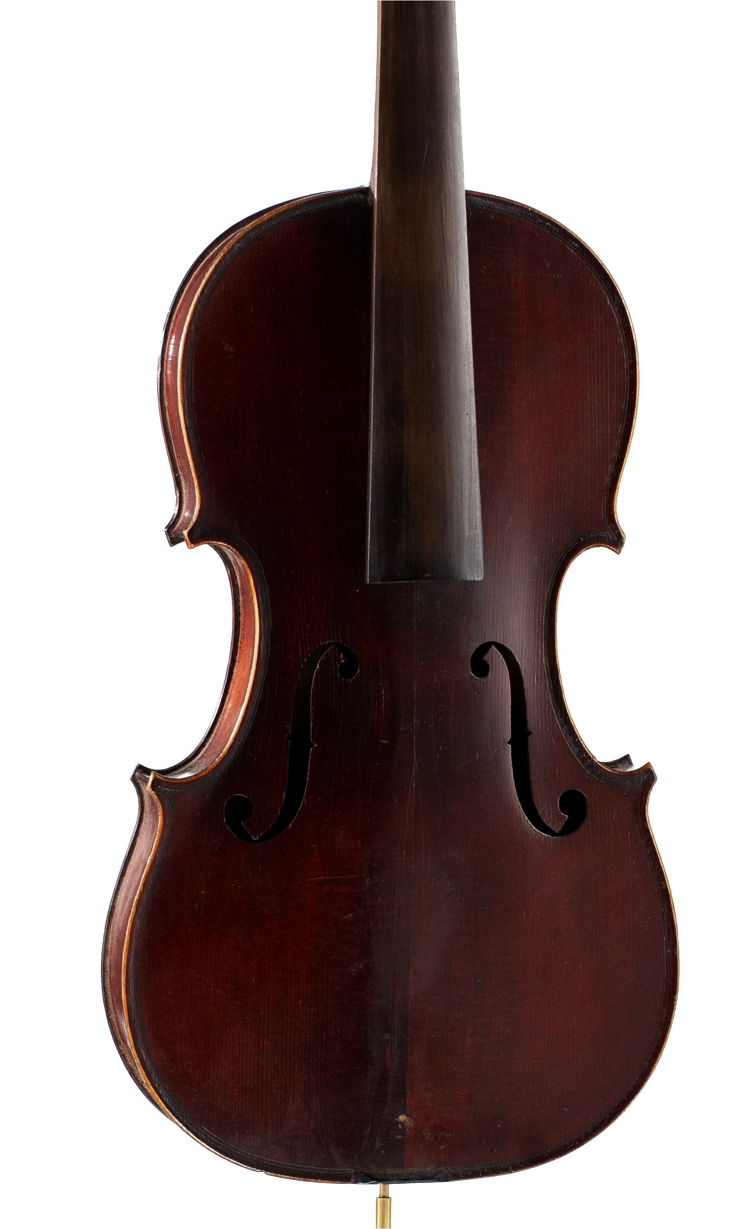 Violin, Workshop of Jérôme Thibouville-Lamy, Mirecourt, circa 1890 — angled view, 20°