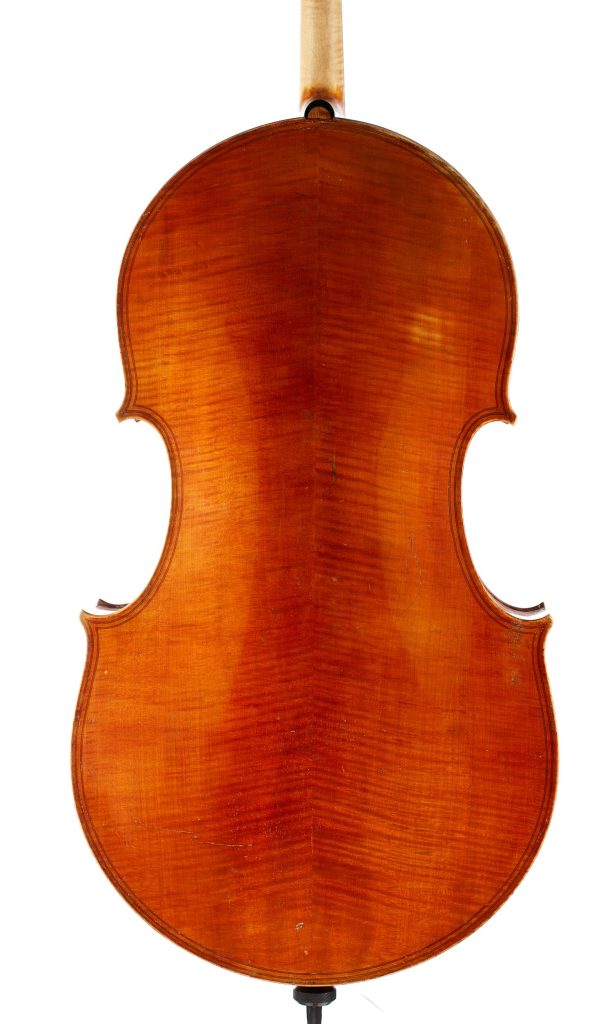 Cello by Antoine Marius Richelme, Marseille, 1884 — back