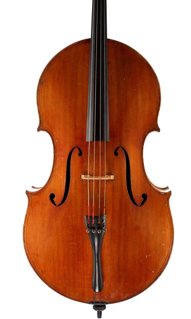 Cello by Antoine Marius Richelme, Marseille, 1884 — front
