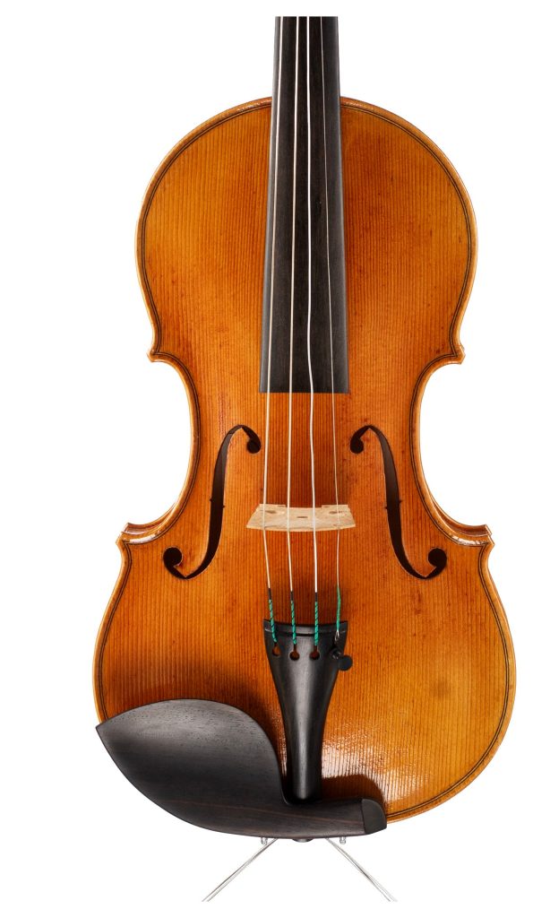 A violin by Calum Thomson, Edinburgh, 2023 — front