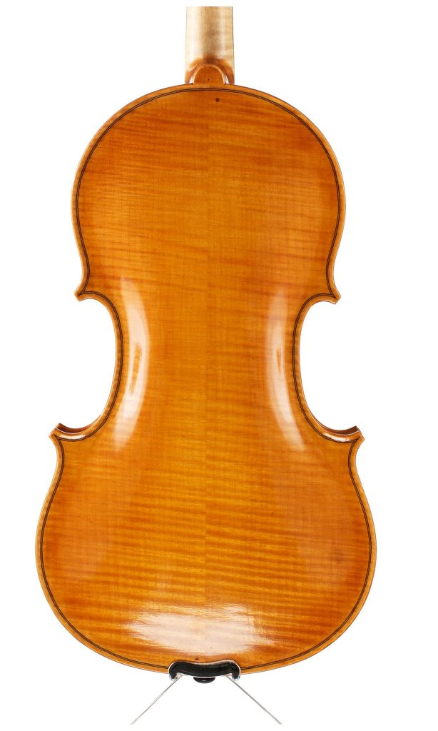 A violin by Calum Thomson, Edinburgh, 2021 — back