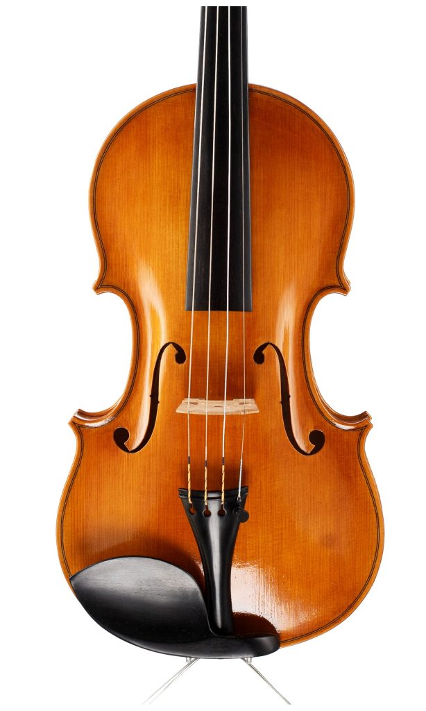 A violin by Calum Thomson, Edinburgh, 2021 — front