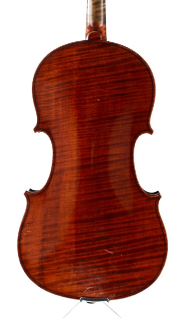 Violin, Workshop of Jérôme Thibouville-Lamy, Mirecourt, circa 1900 — back