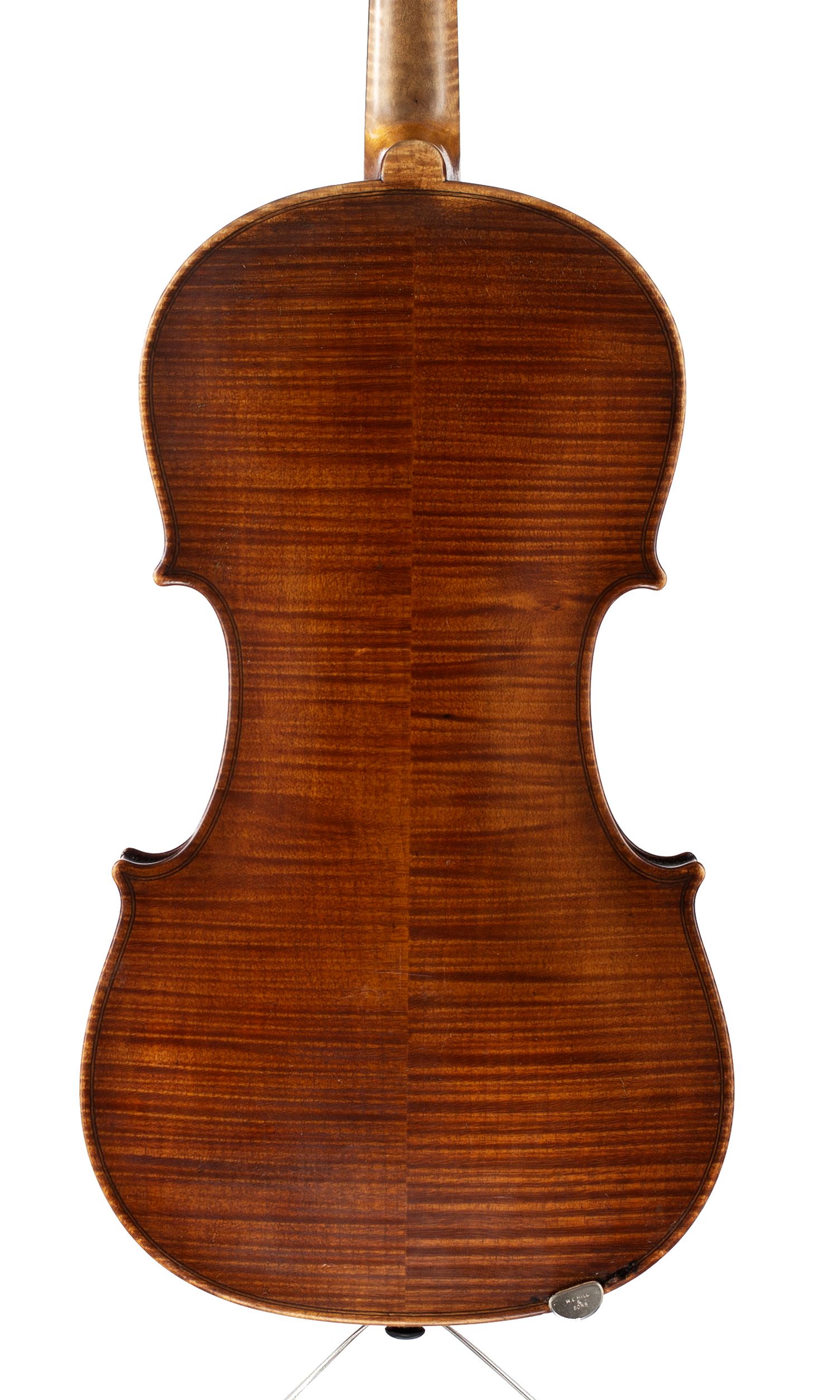 Violin by Job Ardern, Wilmslow, circa 1900 — back