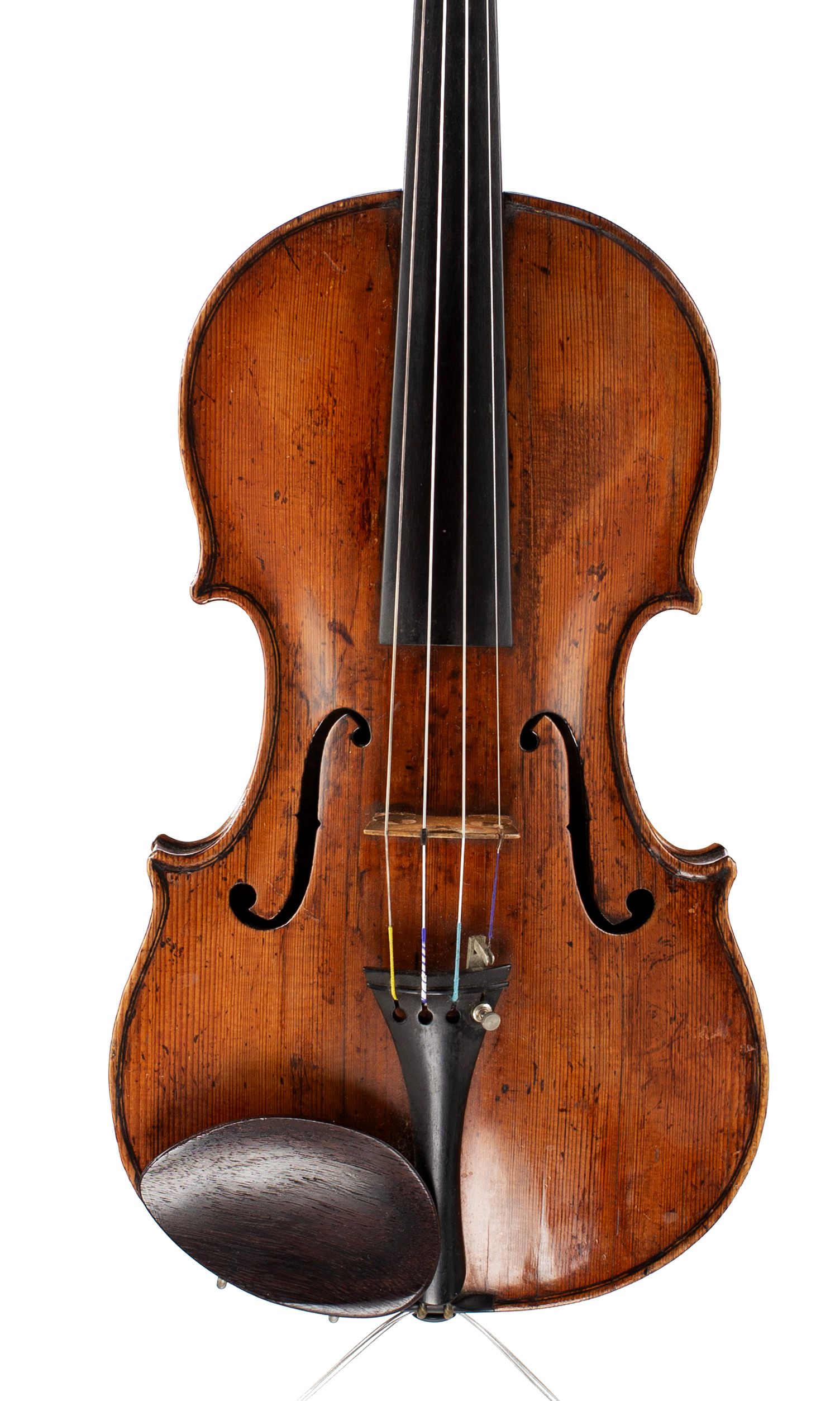 A violin by Barak Norman and Nathaniel Cross, London, circa 1720 — front