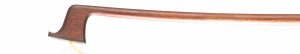 A silver-mounted violin bow by Arthur Richard Bultitude, England — head and frog