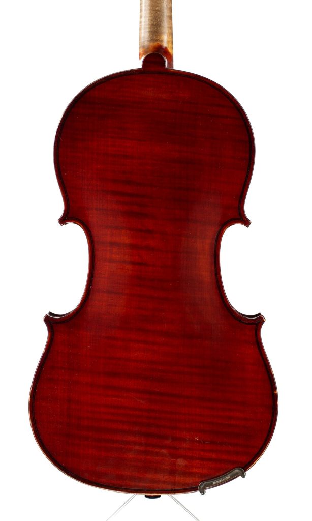 Violin by William Samuel Day, Plymouth, 1925 — back
