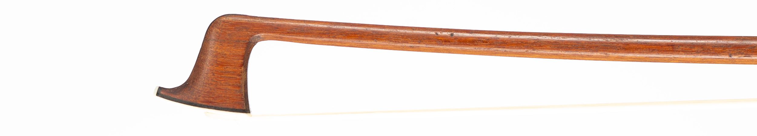 A silver-mounted violin bow by Victor Fetique, Paris, circa 1920 — head