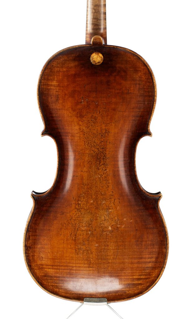 Violin by Johann Georg Voigt, Germany, circa 1780 — back