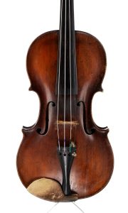 Violin by Johann Georg Voigt, Germany, circa 1780 — front