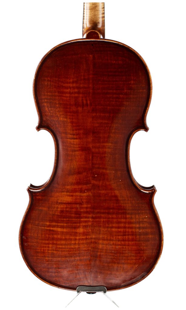 A violin by Julian Emery, Aberystwyth, 1986 — back