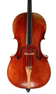 Cello by Barry Taylor, Britain, circa 1980 — front