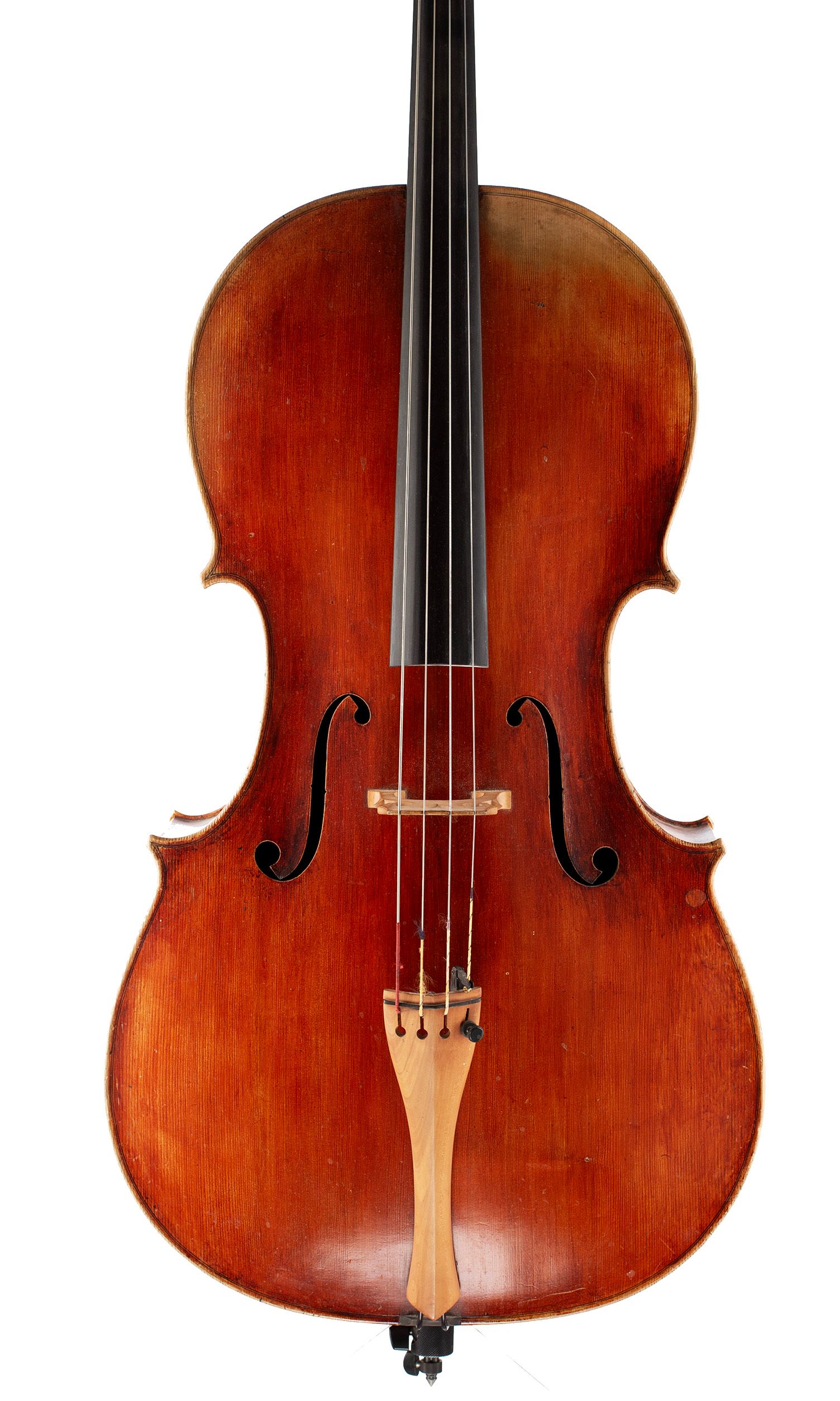 Cello by Barry Taylor, Britain, circa 1980 — front