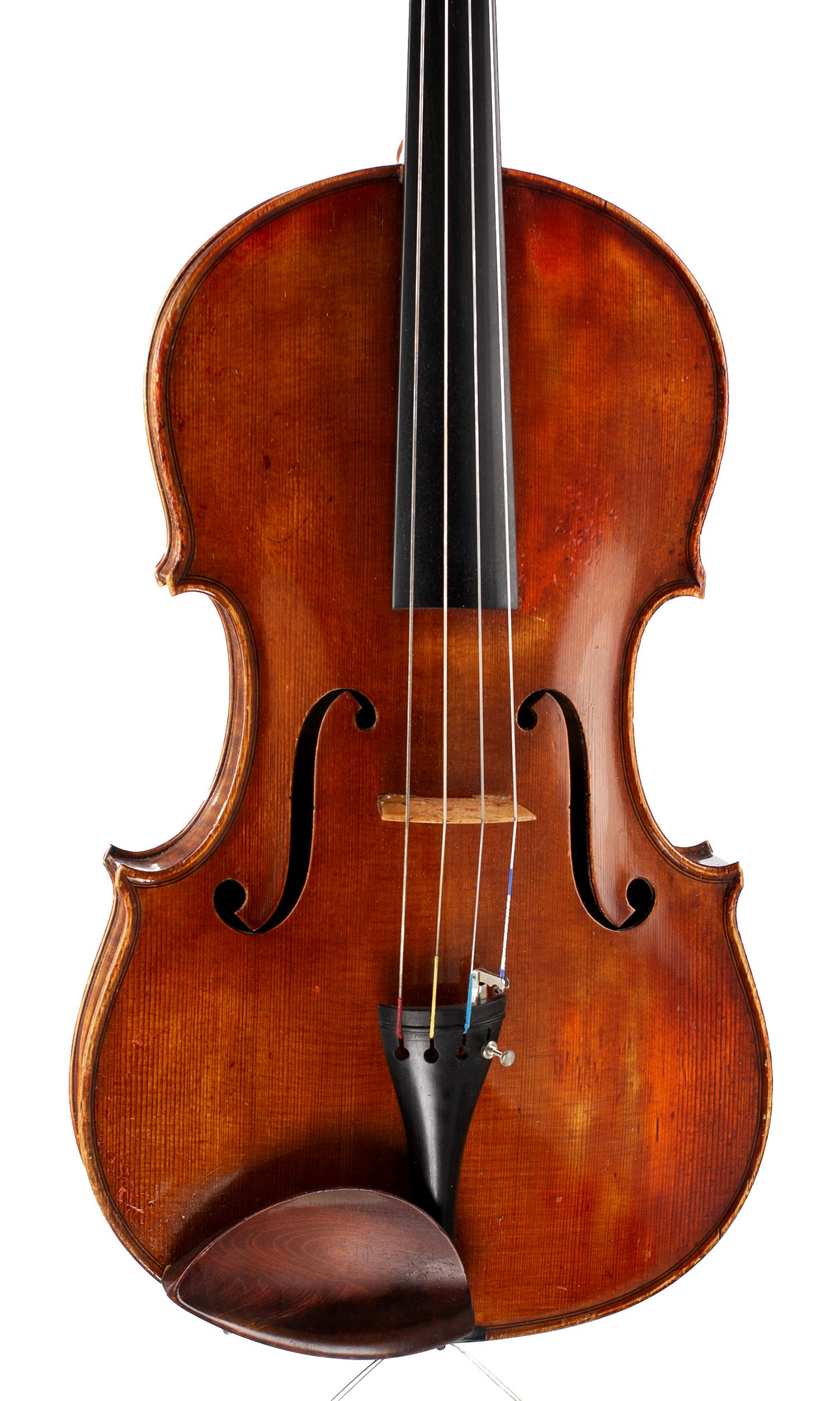 Viola by Clifford A. Hoing, High Wycombe, 1950 — angled view, 10°