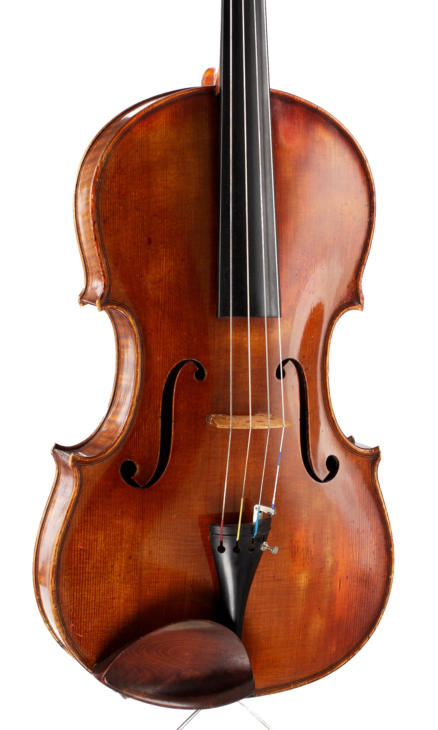 Viola by Clifford A. Hoing, High Wycombe, 1950 — angled view, 20°