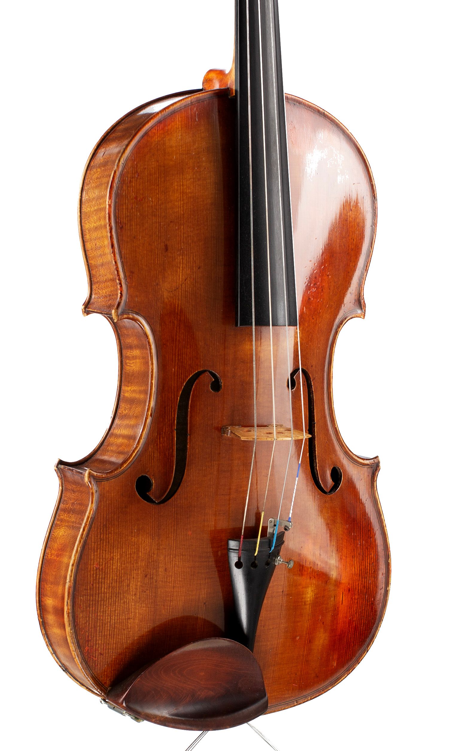 Viola by Clifford A. Hoing, High Wycombe, 1950 — angled view, 30°