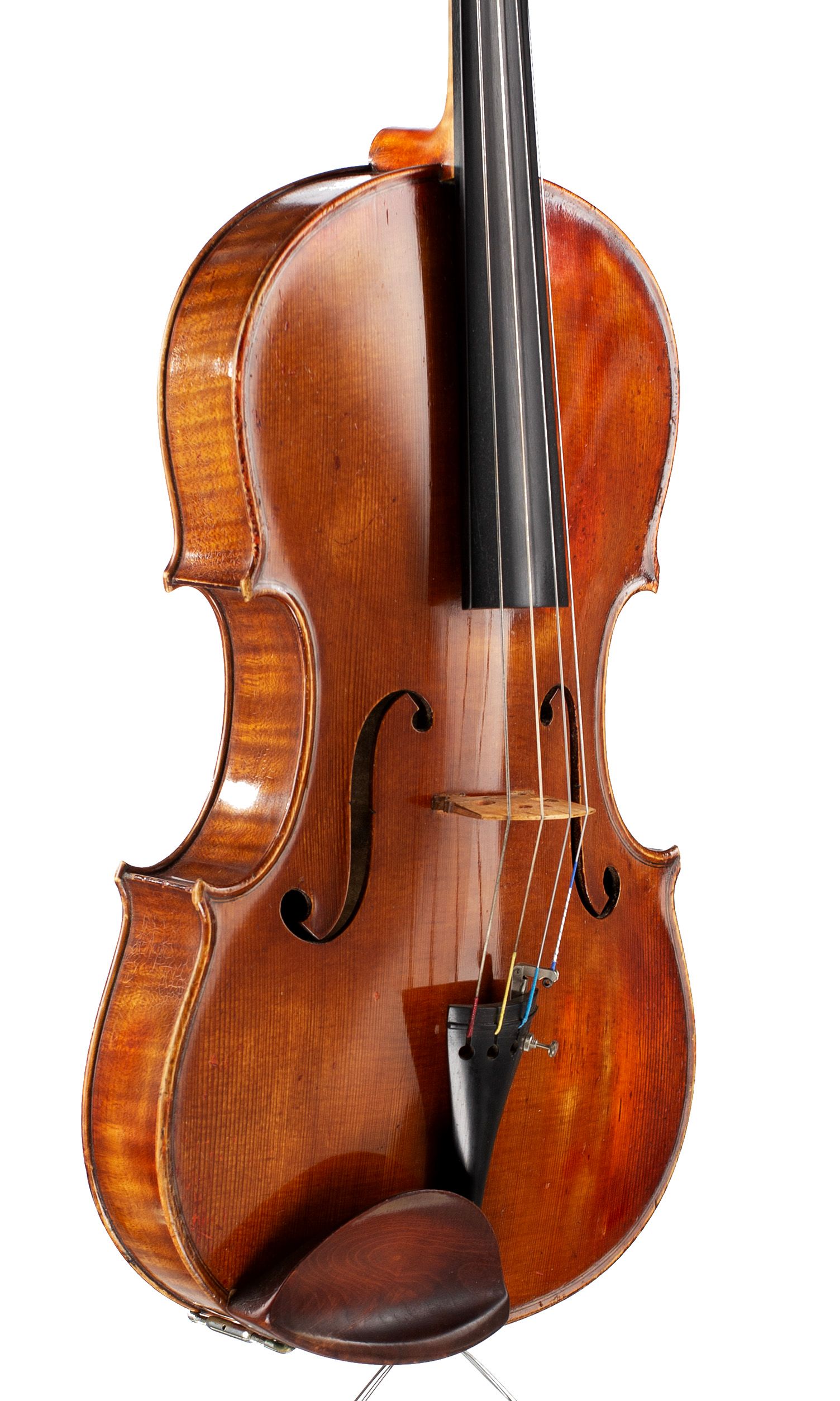 Viola by Clifford A. Hoing, High Wycombe, 1950 — angled view, 40°