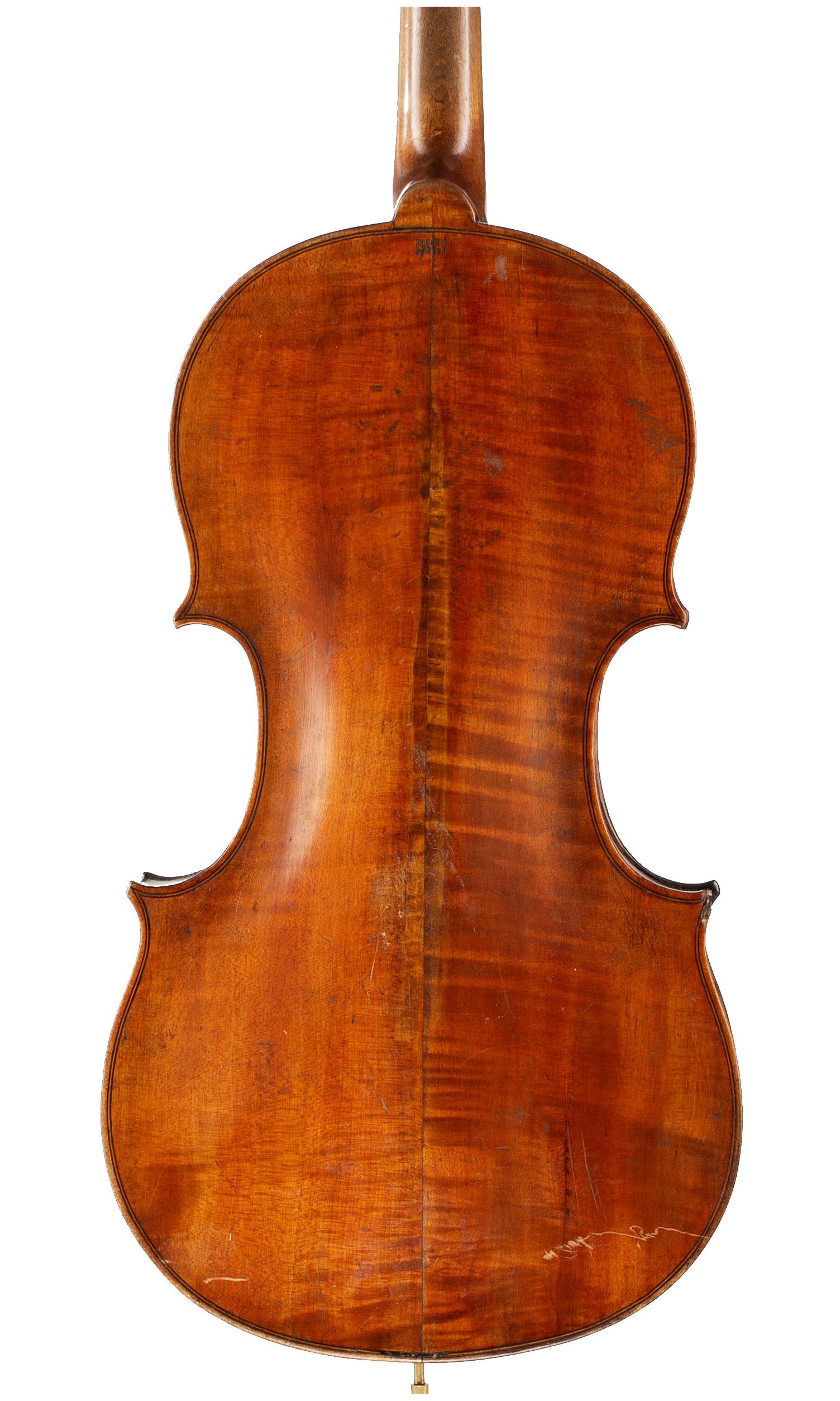 Violin, Circle of Lockey Hill, circa 1780 — back