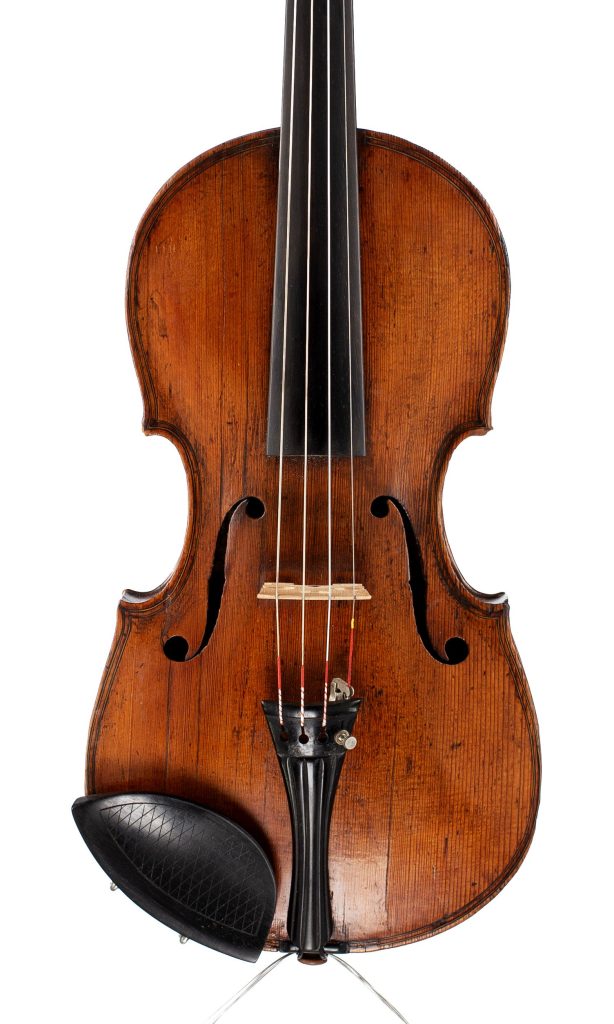 Violin by Marcin Groblicz, Krakow, seventeenth century — front
