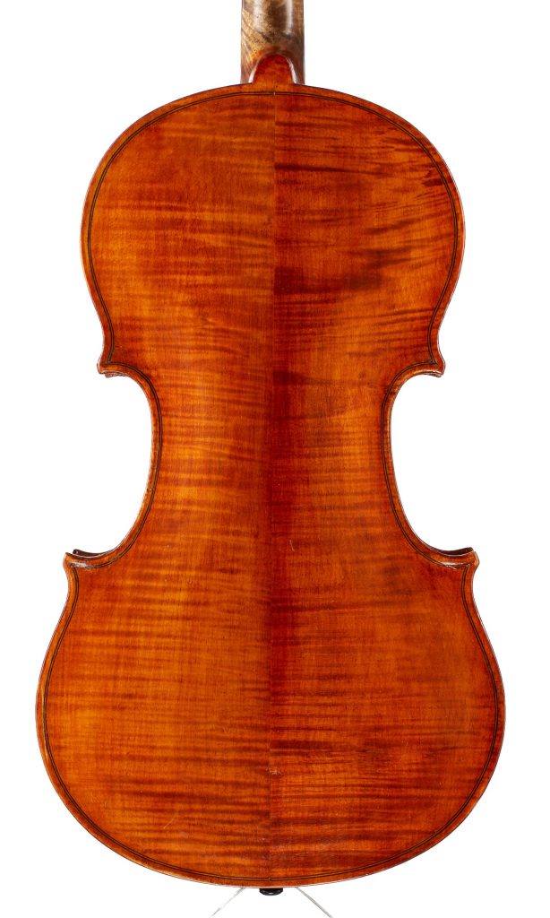 A viola by Giuseppe Nupieri, Rome, 1978 — back