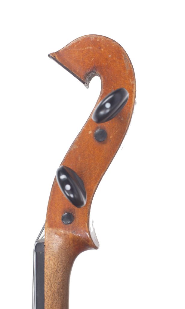 Viola by Tomaso Eberle, Naples, circa 1760 — scroll