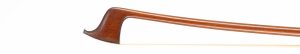 A silver-mounted violin bow by James Tubbs, London — head and frog