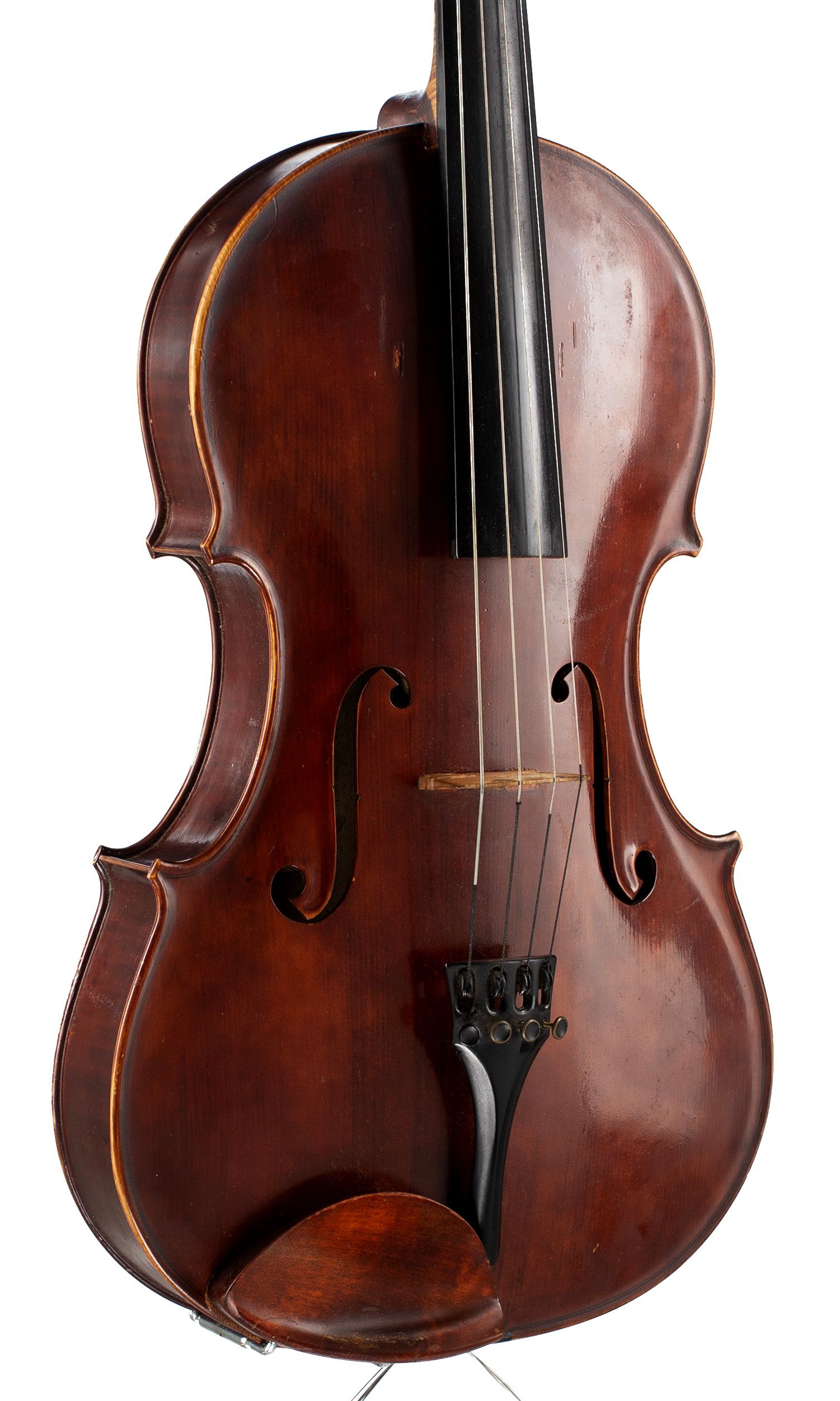 Viola by Lawrence Cocker, Derby, 1951 — angled view, 30°